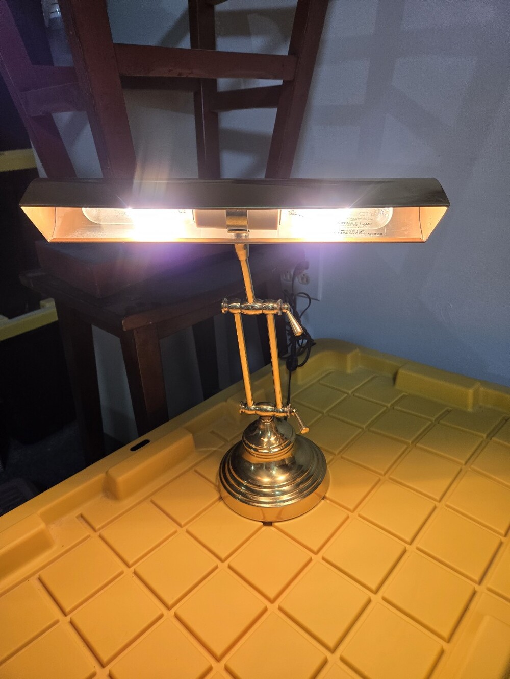 Brass Piano Lamp - Polished Brass Desk Lamp